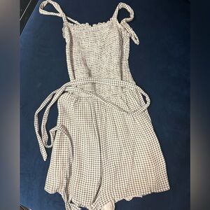 A&F Checkered Romper